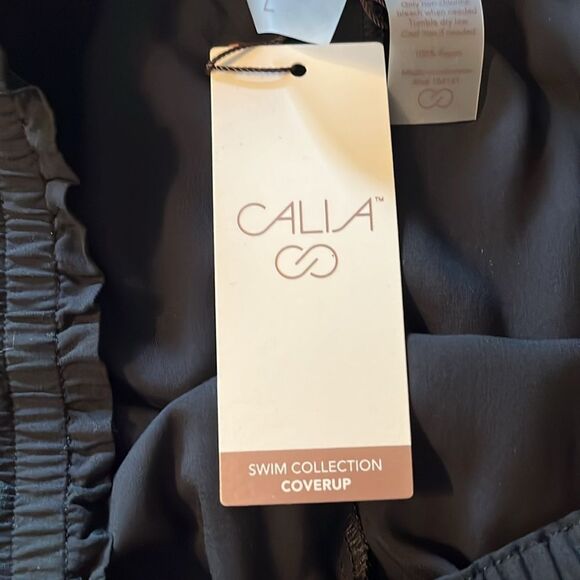New! Calia Carrie Underwood Wide Leg Swim Cover Up Pant Size Large Black NWT - Picture 14 of 16